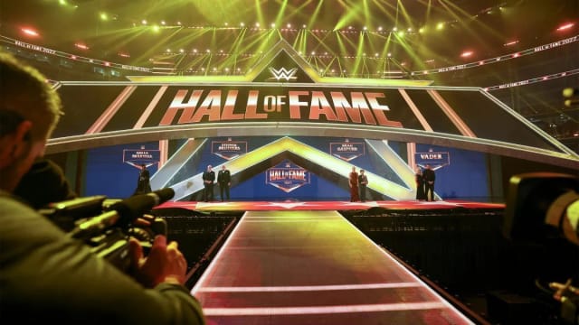 A shot at the WWE Hall of Fame entrance way.